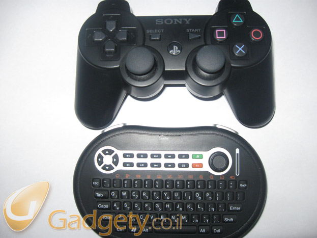 מקלדת מלאה בגודל בקר ה-PS3